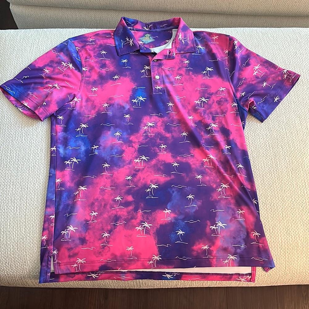 Chubbies men’s golf shirt, size M